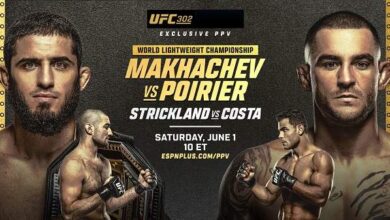 UFC 302 – Makhachev vs. Poirier PPV Pay Per View 6/1/24 June 1st 2024
